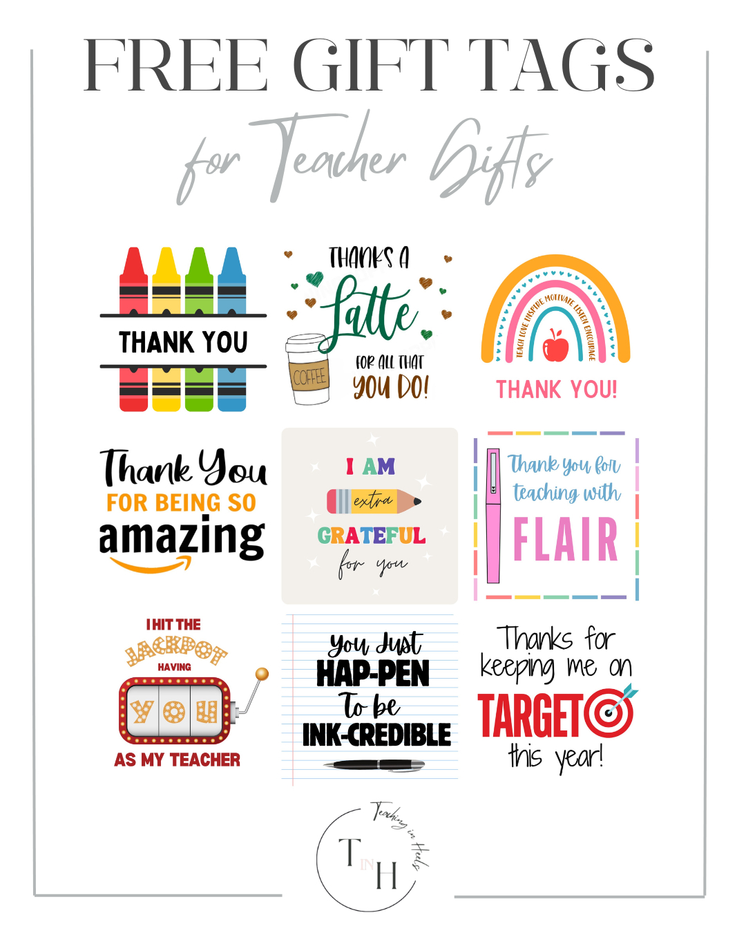 10 Thoughtful Teacher Appreciation Gifts + Free Printable Gift regarding Free Printables For Teacher Appreciation