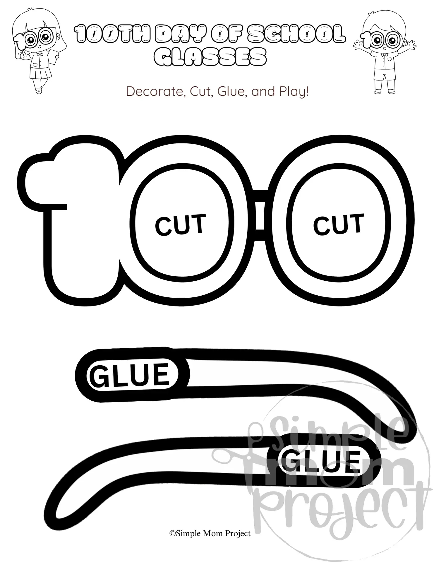 100 Days Of School Activity Book – Printable Worksheets throughout 100Th Day Of School Printables