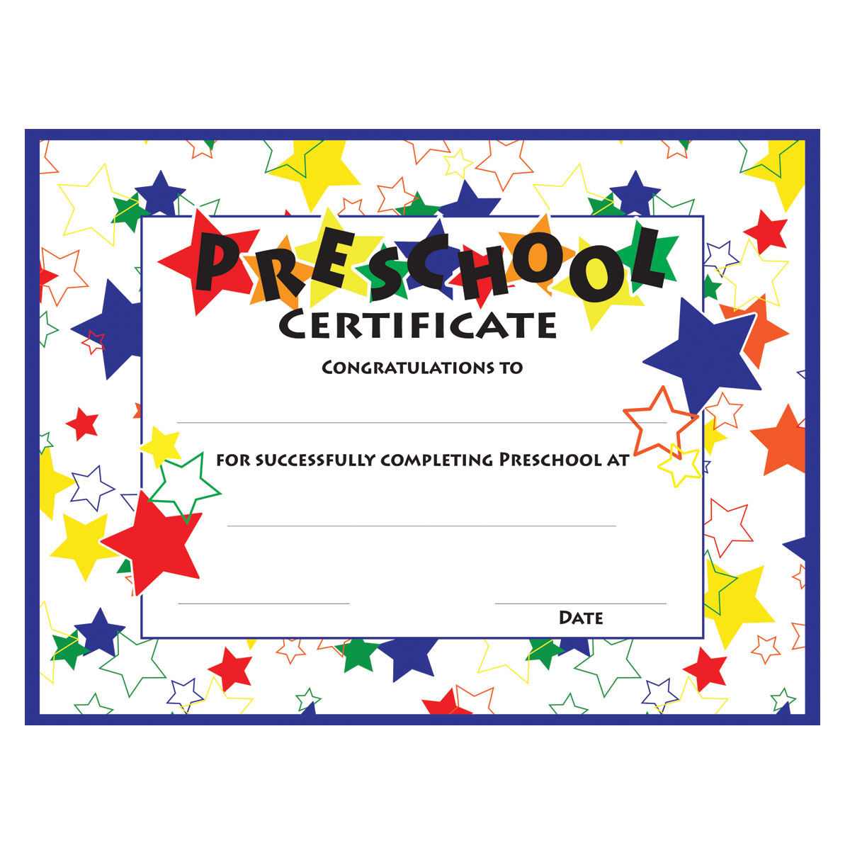 18+ Preschool Certificate Templates - Pdf with regard to Pre K Graduation Certificate Free Printable
