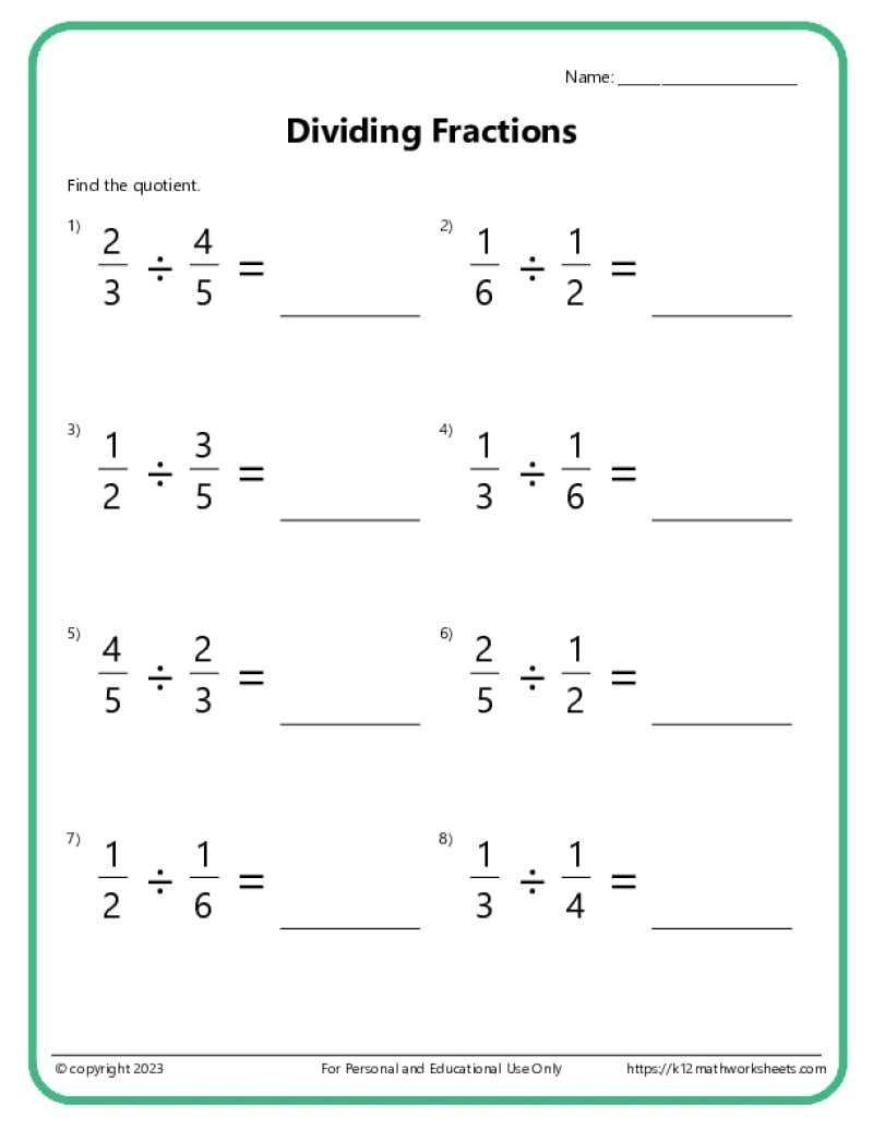 5Th Grade Math Worksheets for Printable Worksheets For 5th Graders