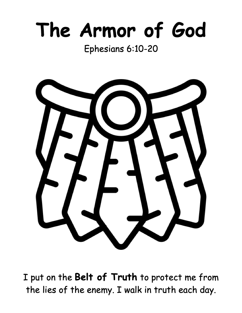 Armor Of God — Victory Kids throughout Free Printable Armor Of God Printables