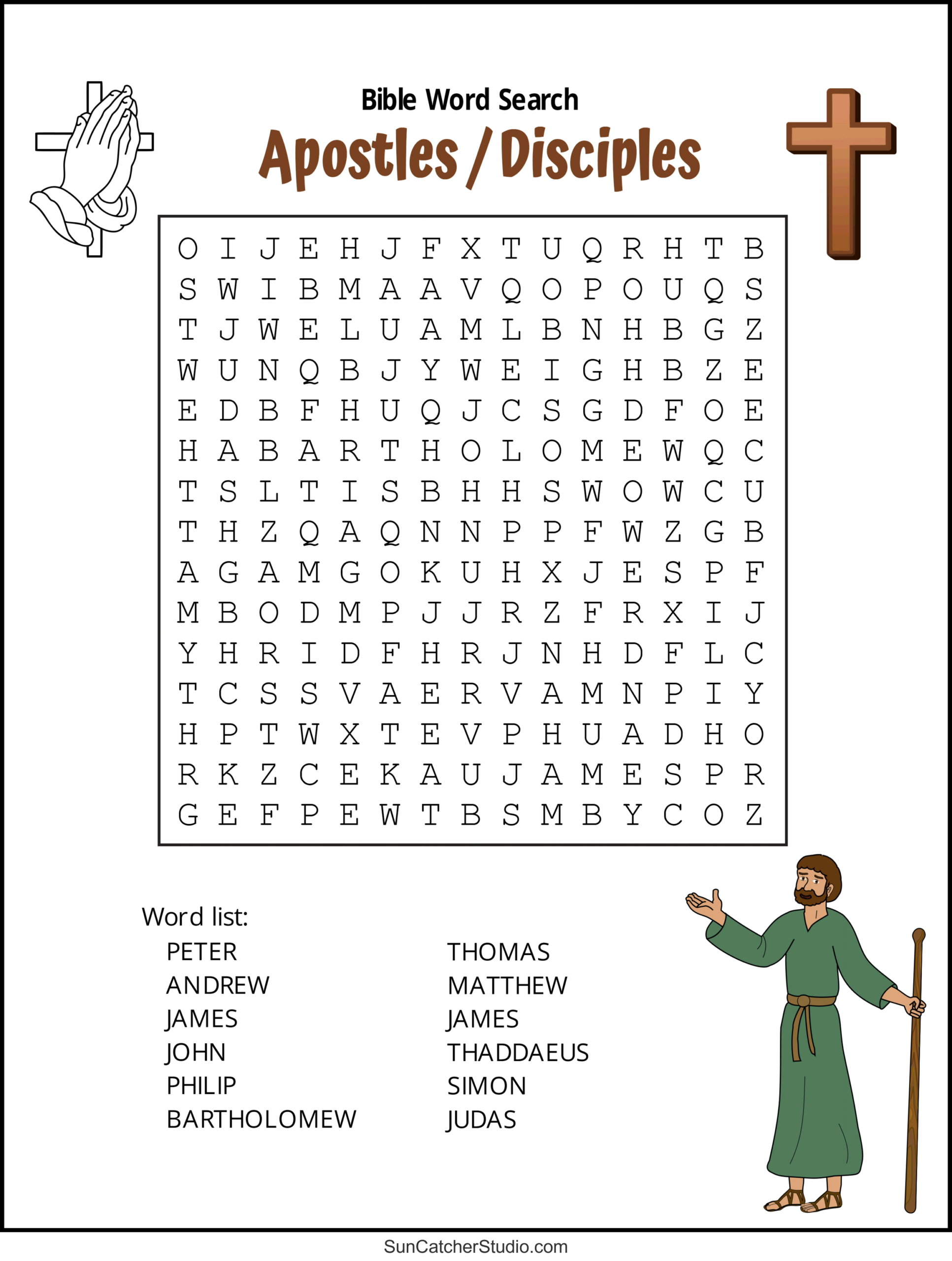 Bible Word Search (Free Printable Christian Puzzles) – Free in Free Printable Bible Word Finds