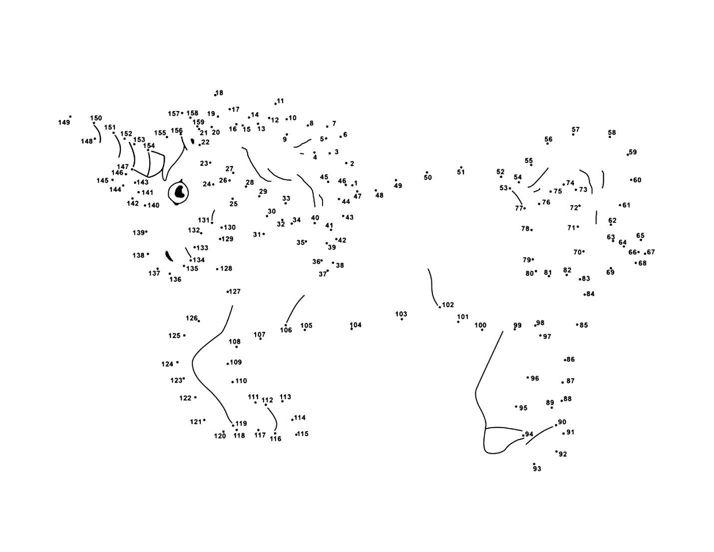 Connect The Dots Printables – Printable Coloring Pages inside Adult Connect the Dots Printable