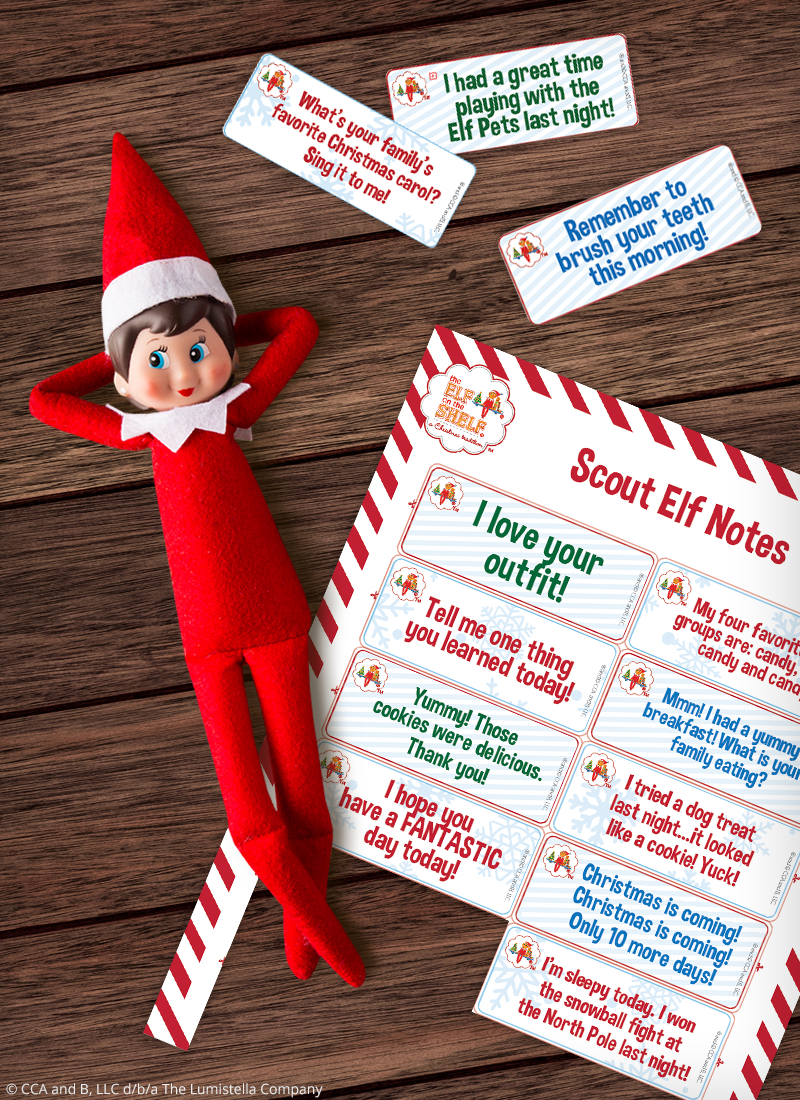 Download Free Printable Elf On The Shelf Notes | The Elf On The Shelf for Elf On The Shelf Paper Printable