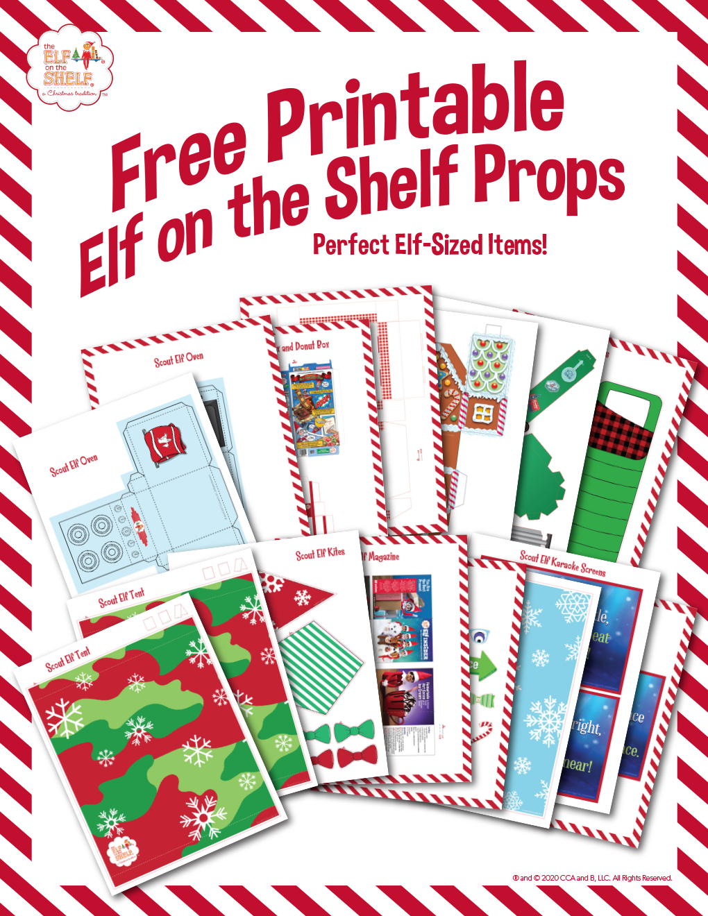 Download Free Printable Elf On The Shelf Props | The Elf On The Shelf pertaining to Elf On The Shelf Printables Free