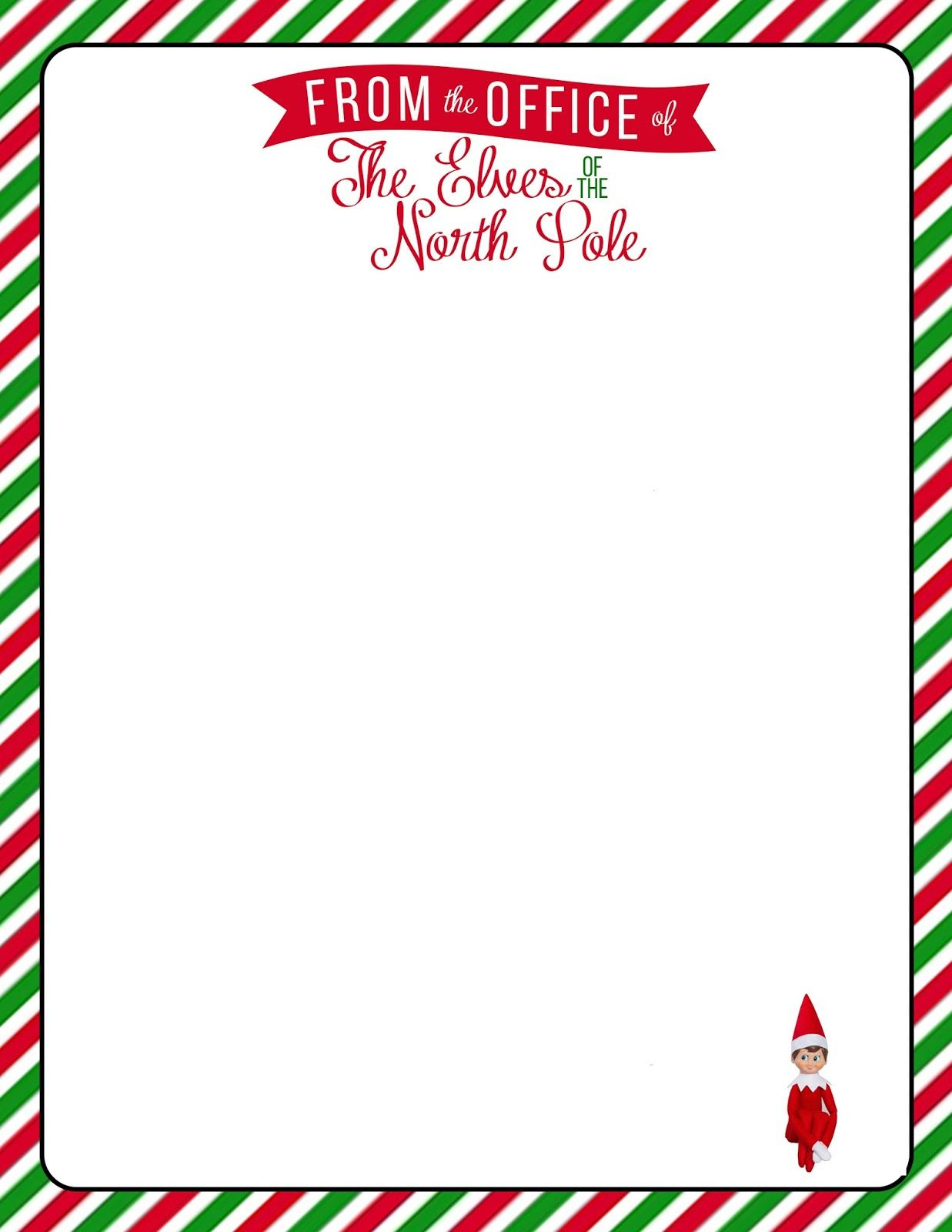 Elf On The Shelf} Welcome Letter With Free Printable with regard to Elf On The Shelf Paper Printable