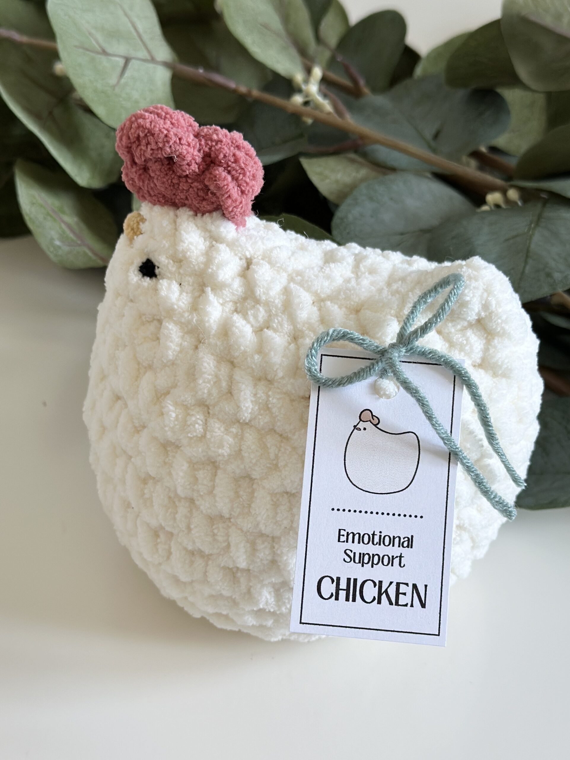Emotional Support Mabel Chicken™ Kit Printable Pdf (English And inside Ravelry Free Printable Emotional Support Chicken Pattern