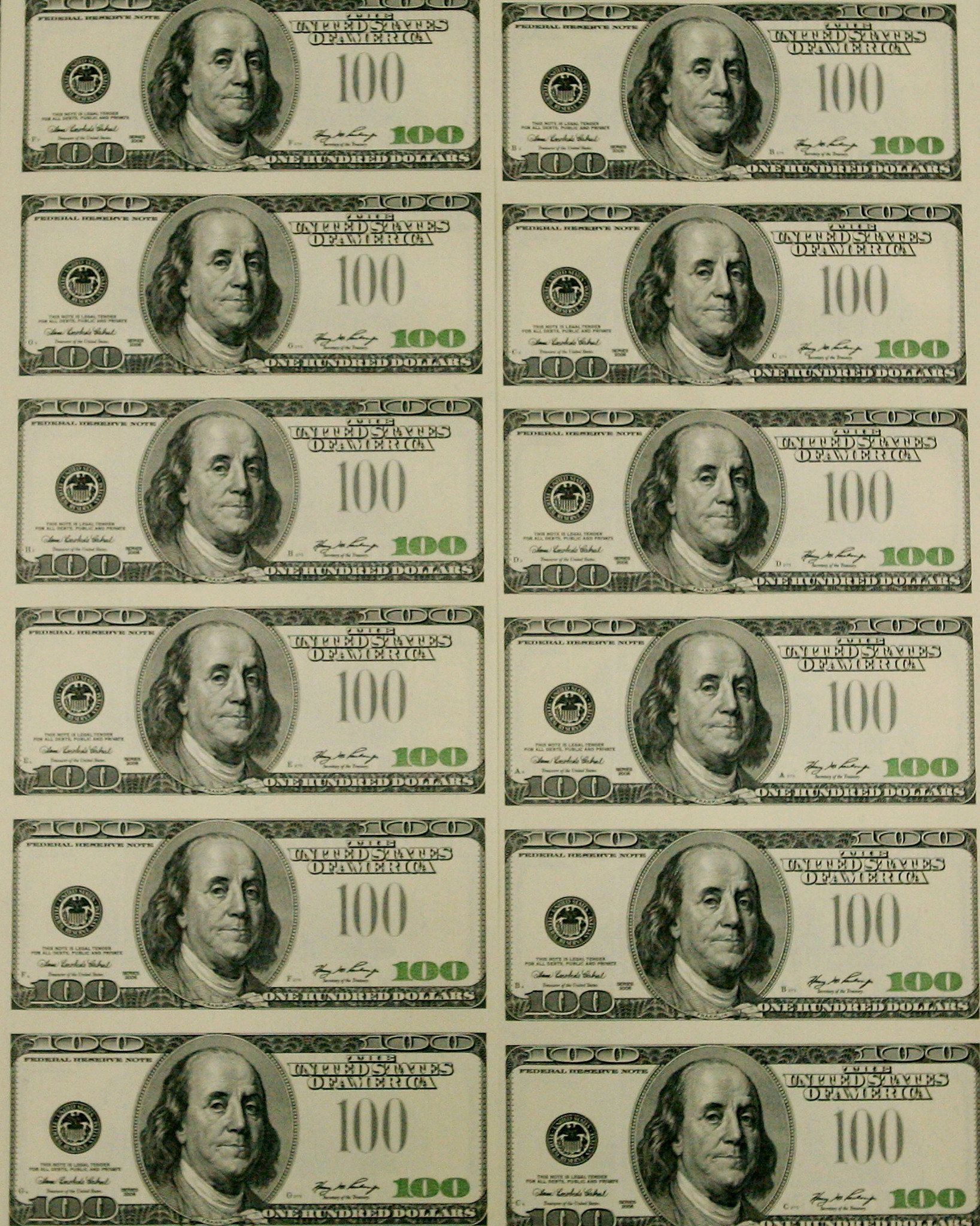 Fake Money Bills - 5 Free Pdf Printables | Printablee inside Printable Fake 100 Dollar Bill