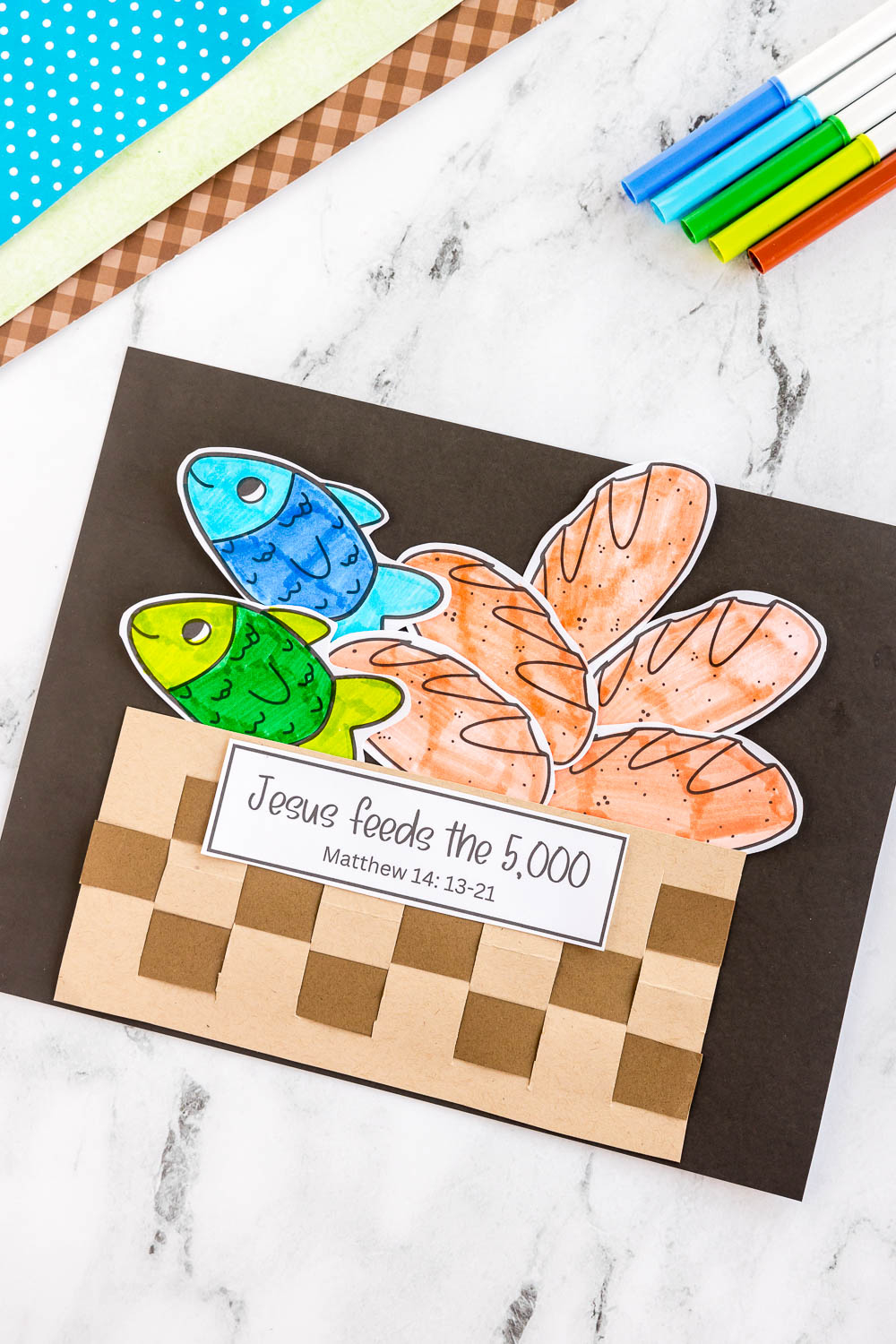 Five Loaves And Two Fishes Craft - Made To Be A Momma inside Free Printable Loaves And Fishes Craft Activity