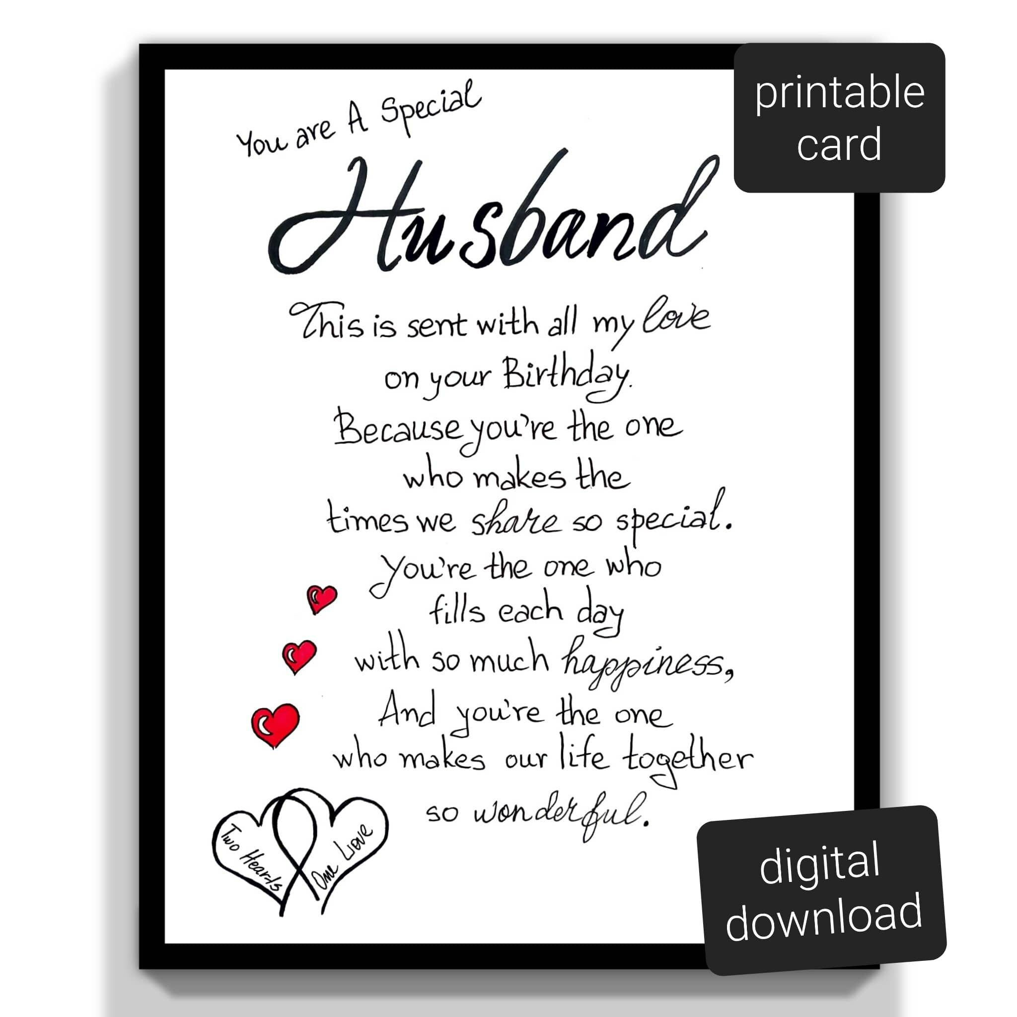 For Husband Birthday Printable Birthday Cards For Boyfriend The within Free Printable Birthday Cards Husband