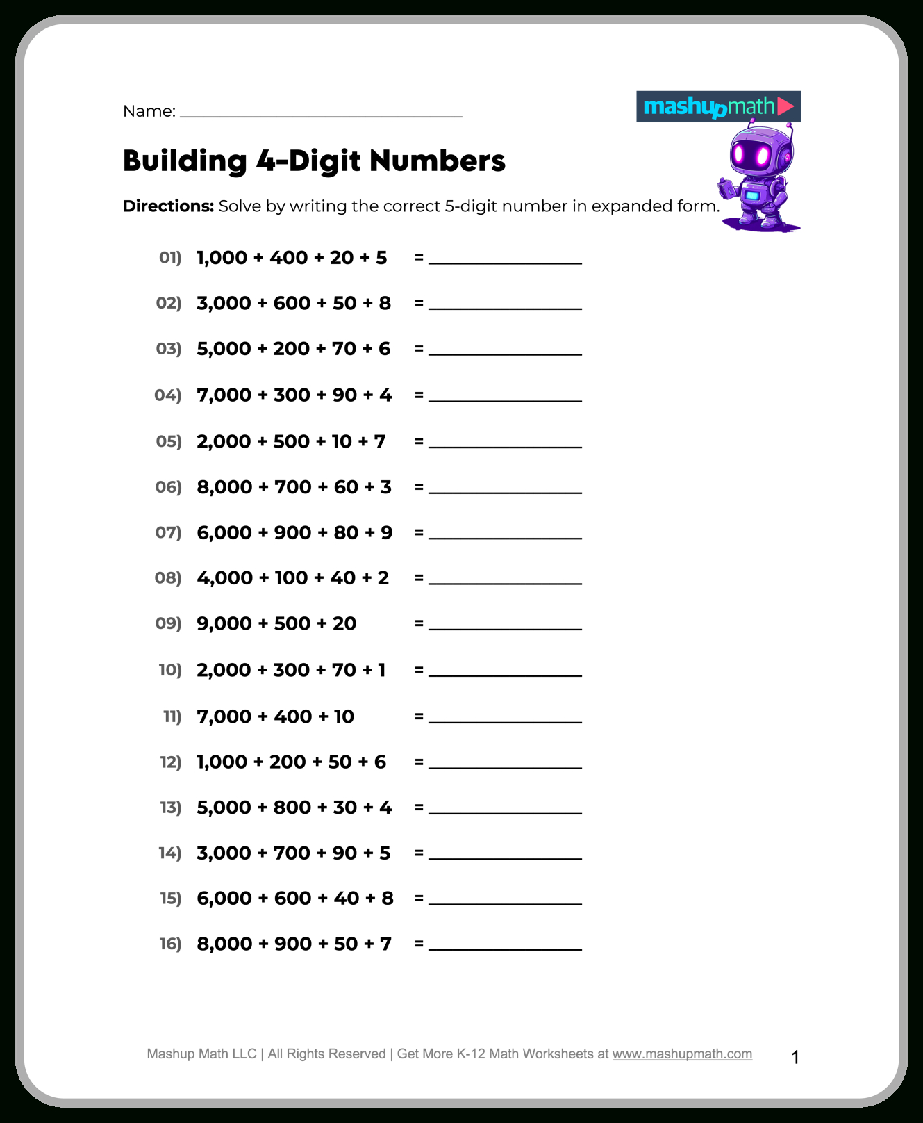Free 5Th Grade Math Worksheets—Printable W/ Answers — Mashup Math with regard to Printable Worksheets For 5th Graders