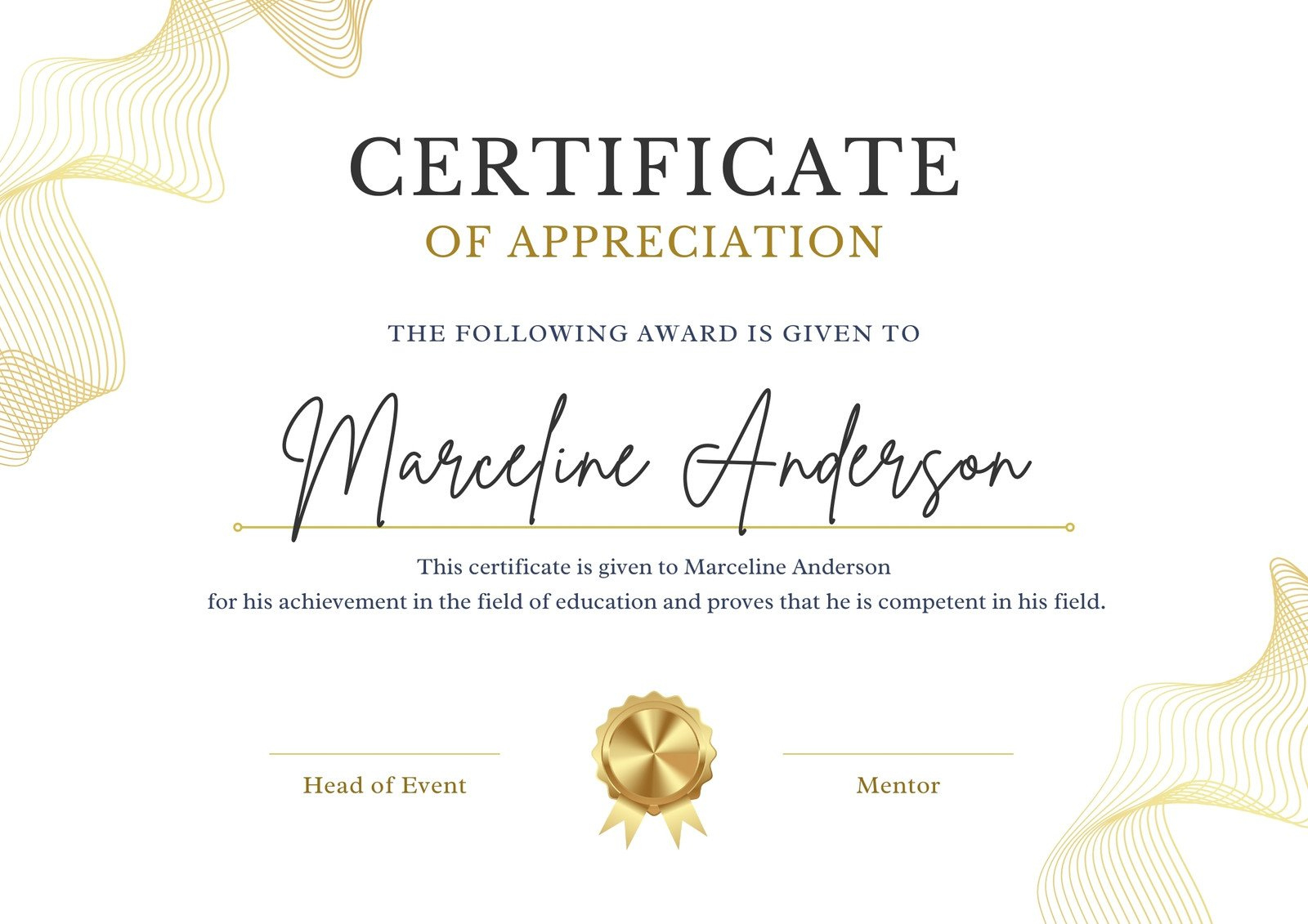 Free Custom Printable Achievement Certificate Templates | Canva regarding Free Printable Certificate of Achievement