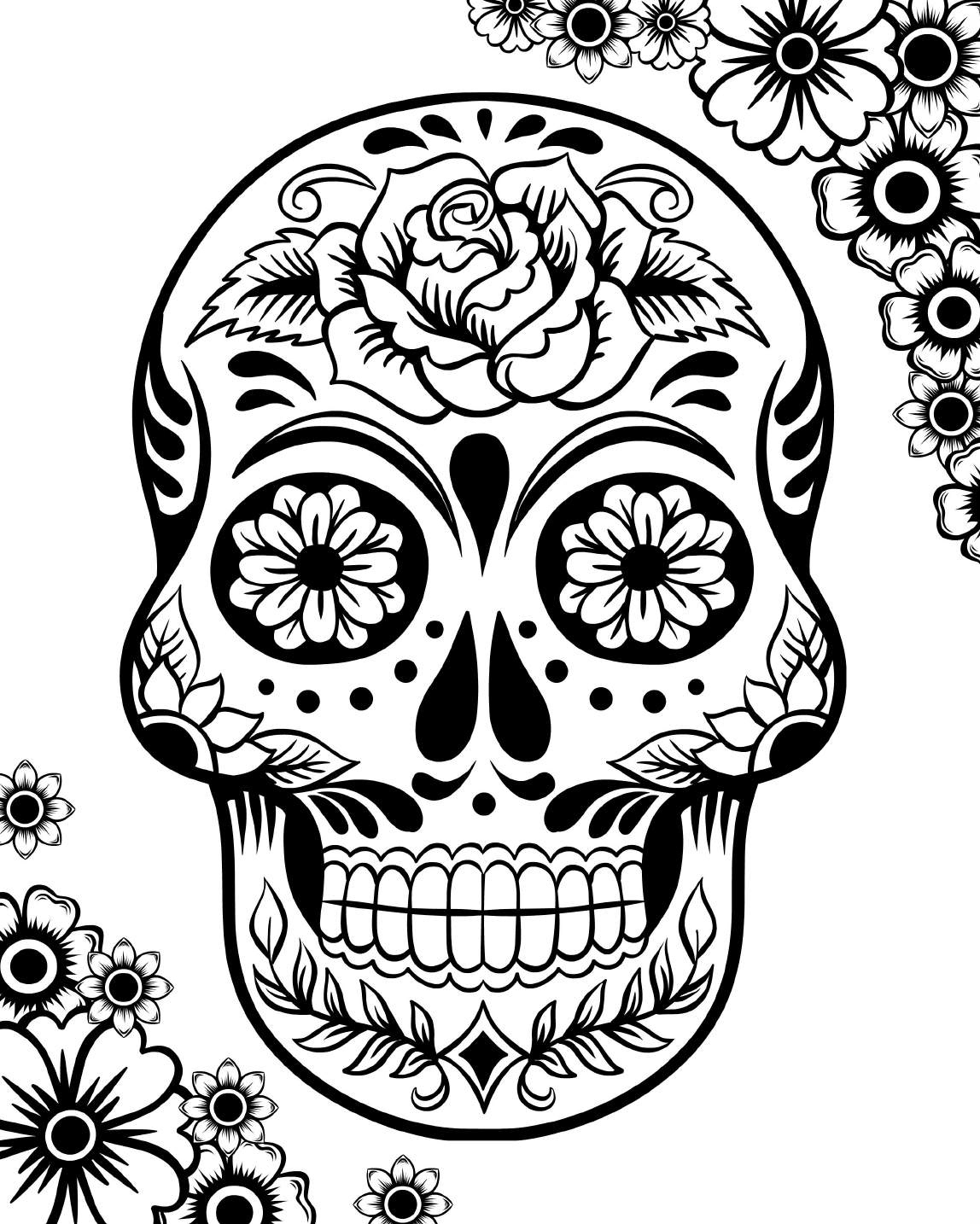 Free Day Of The Dead Printables - Printable Party Favors with Free Printable Day of the Dead