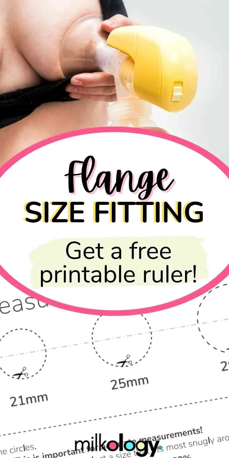 Free Flange Size Ruler (Free Printable!) — Milkology® with regard to Flange Size Ruler Printable