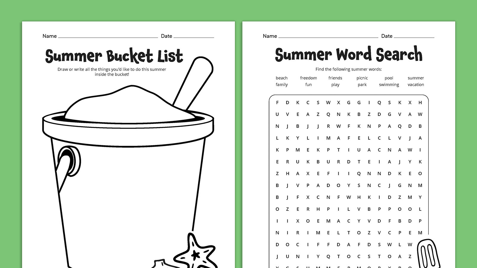 Free Last-Day-Of-School Printables throughout Free Printable End of the Year Worksheets