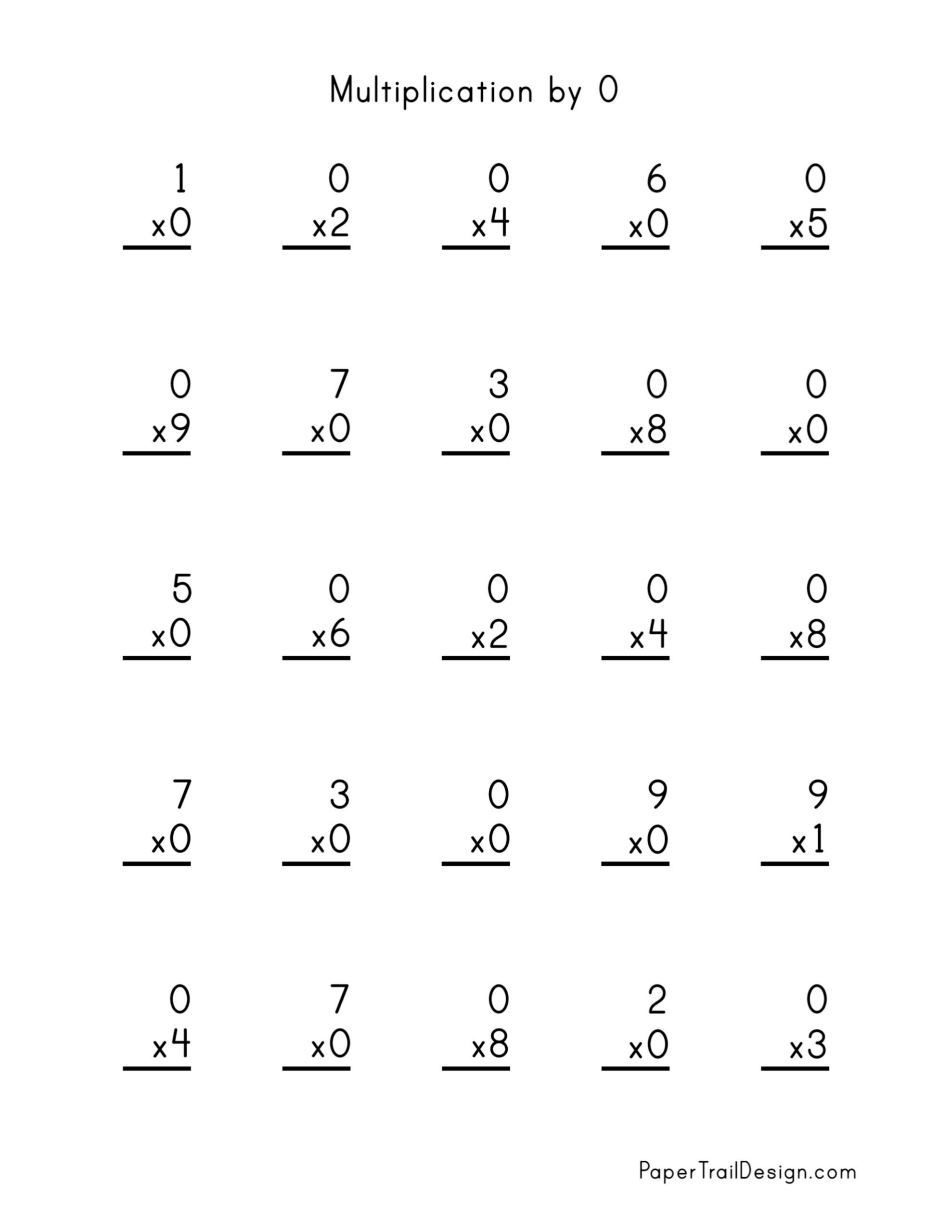 Free Multiplication Worksheets 1-12 - Paper Trail Design with regard to Free Printable Multiplication Worksheets 1-12