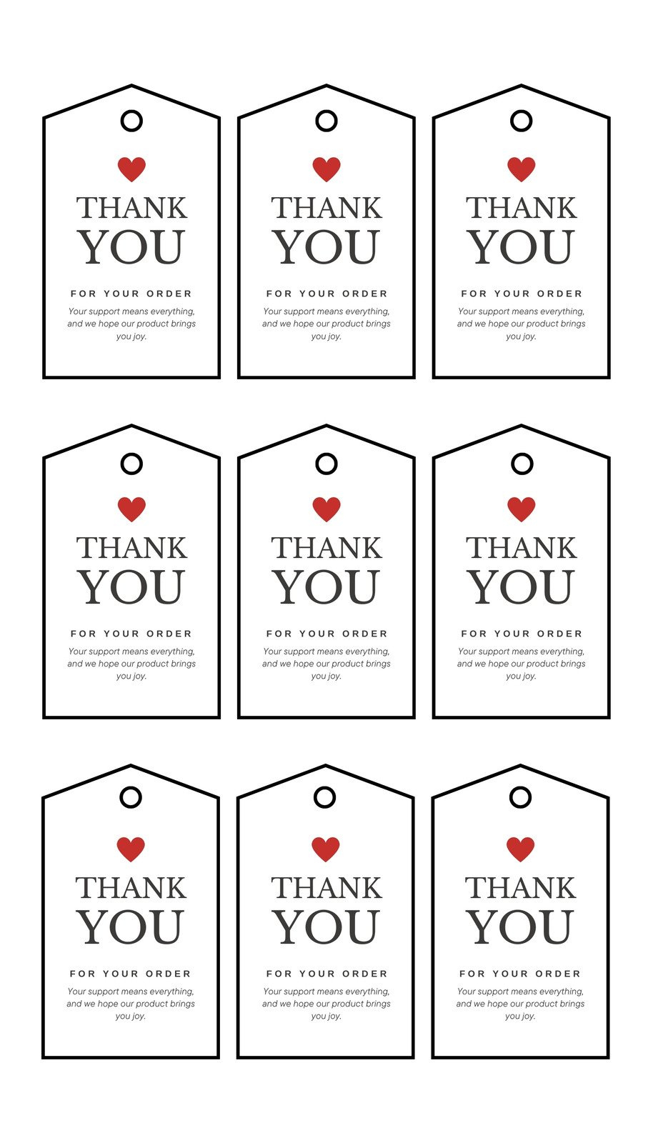 Free, Printable And Customizable Gift Tag Templates | Canva within Downloadable Editable Free Printable Gift Tags Templates