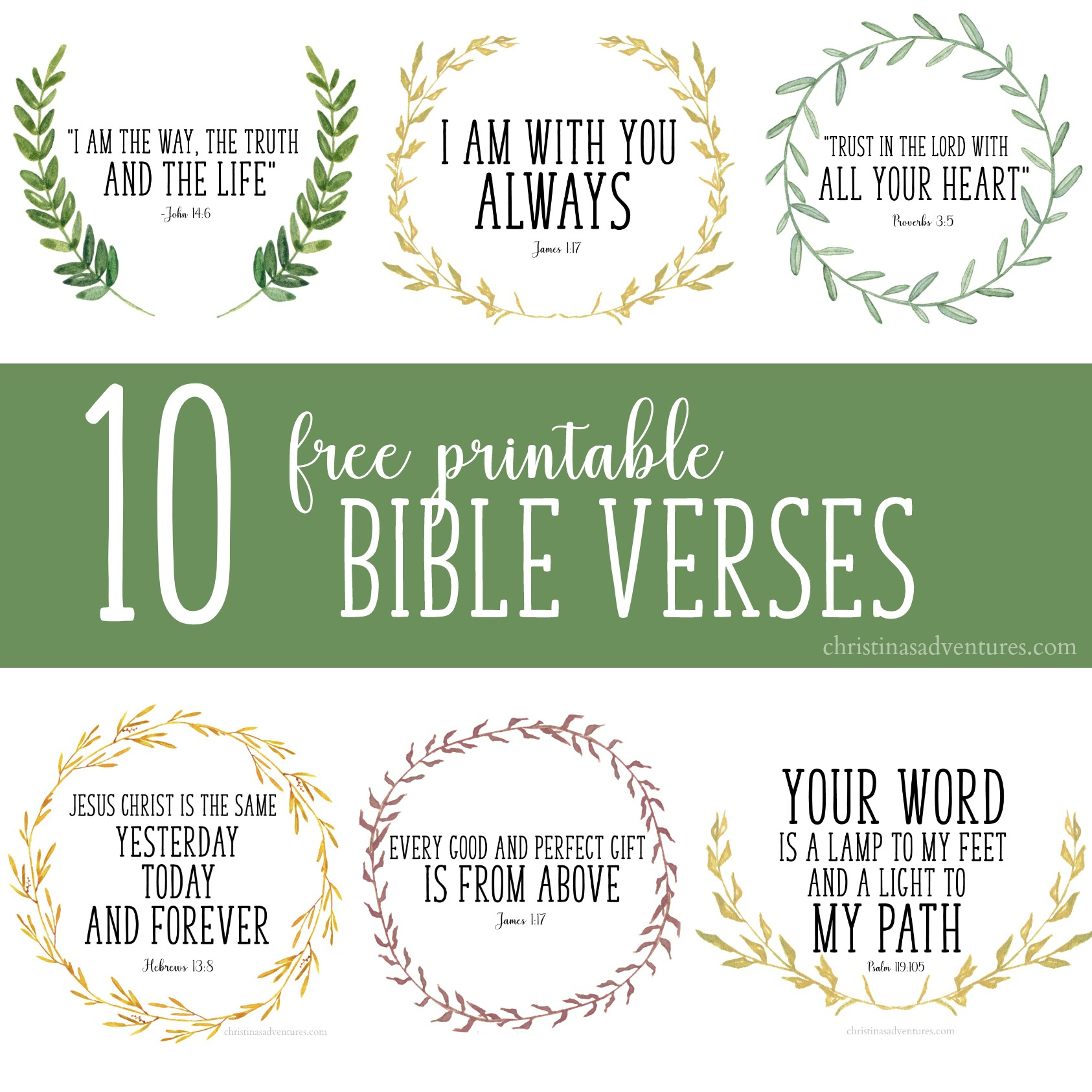 Free Printable Bible Verses - Christina Maria Blog for Free Printable Bible Verses With Pictures