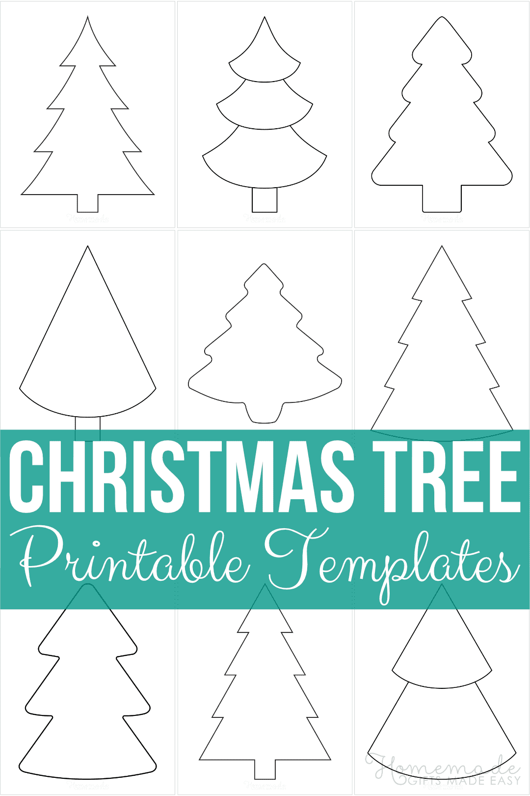 Free Printable Christmas Tree Templates And Outlines with regard to Printable Template of a Christmas Tree