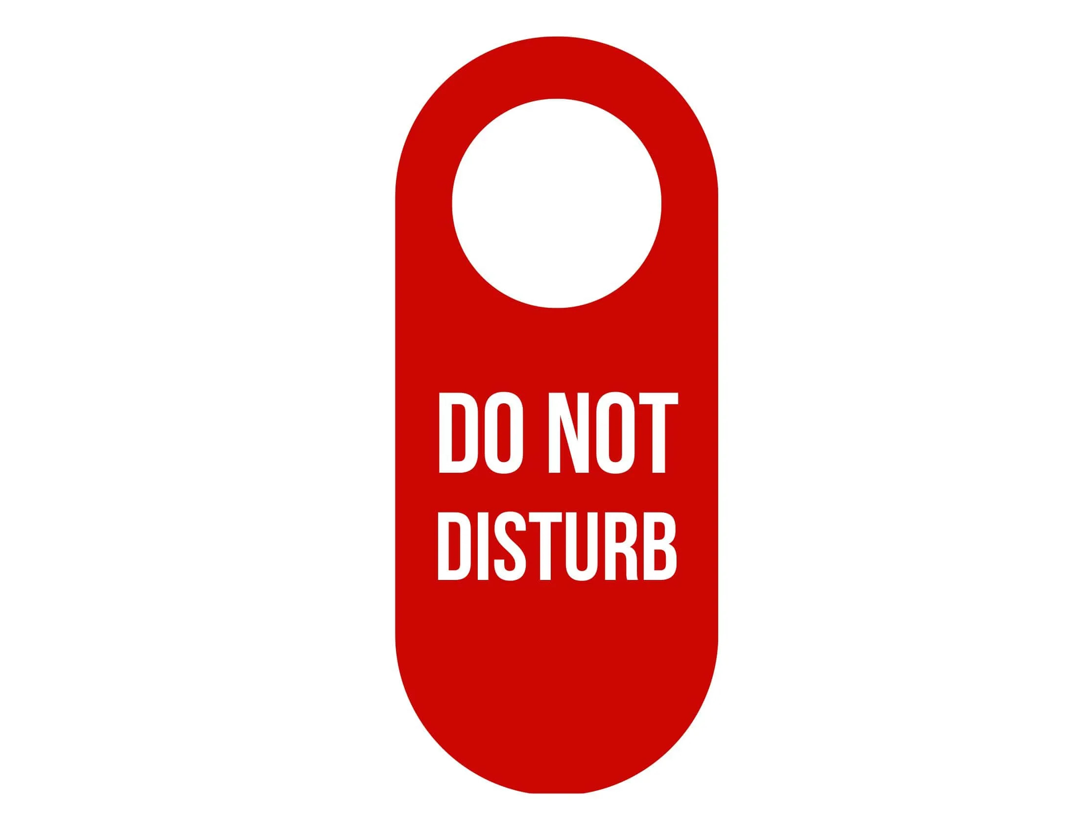 Free Printable Do Not Disturb Sign Templates [Pdf, Word] for Printable Do Not Disturb Door Sign