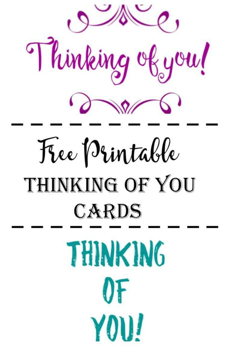 Free Printable Thinking Of You Cards for Free Printable Cards Thinking of You
