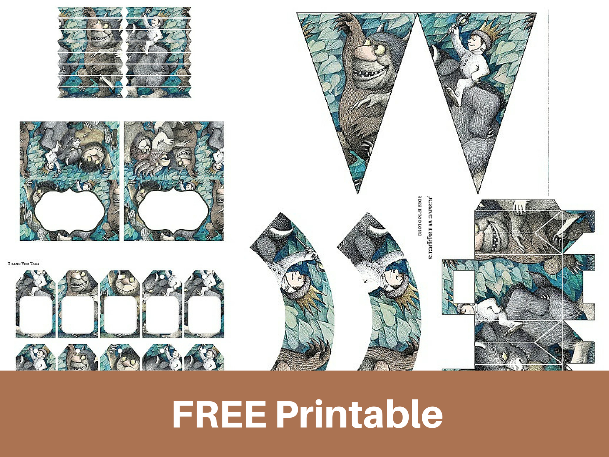 Free Printable "Where The Wild Things Are" - Magical Printable with regard to Where The Wild Things Are Printable