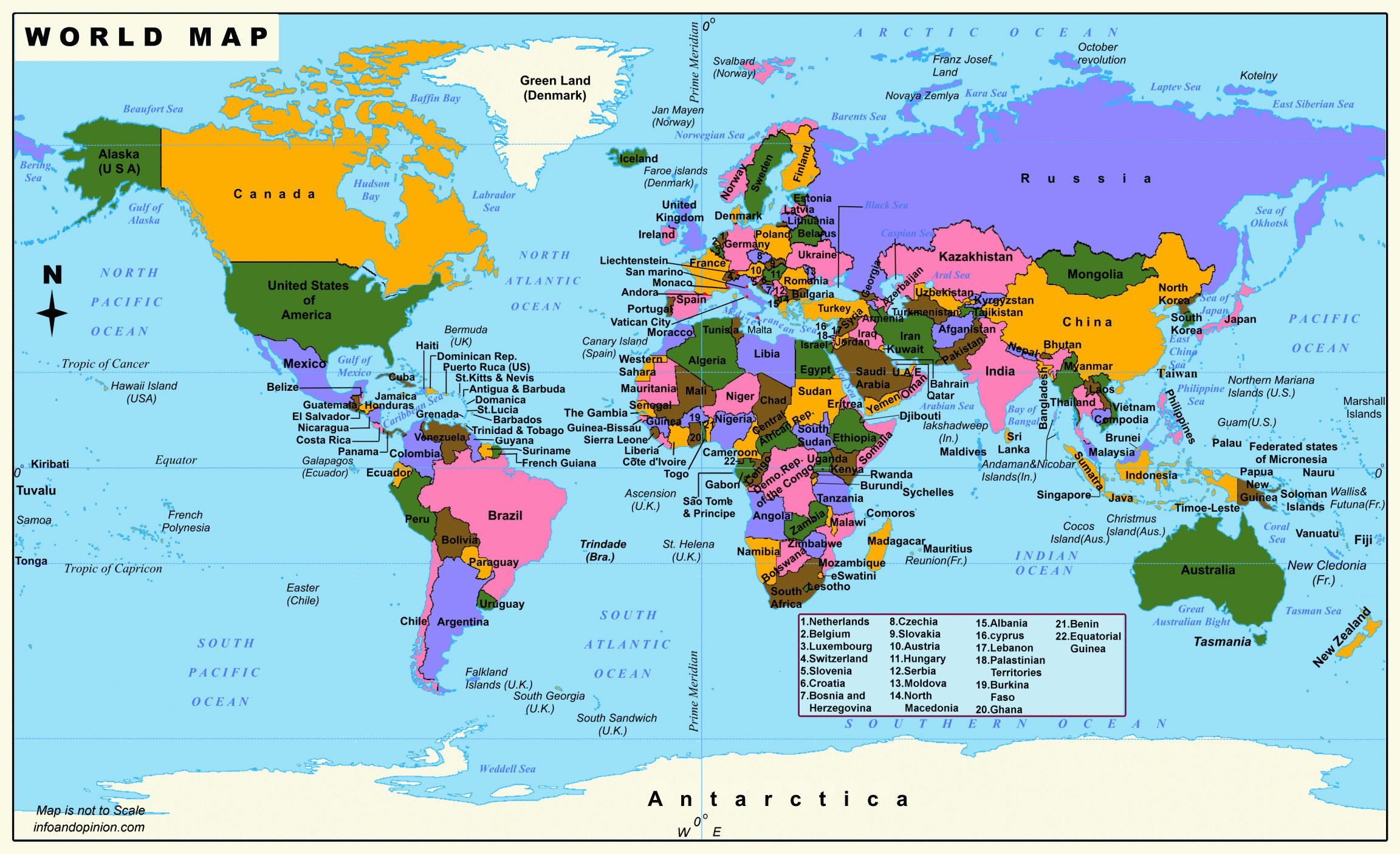 Free Printable World Map Poster For Kids [Pdf] with regard to Map Of World Printable Free