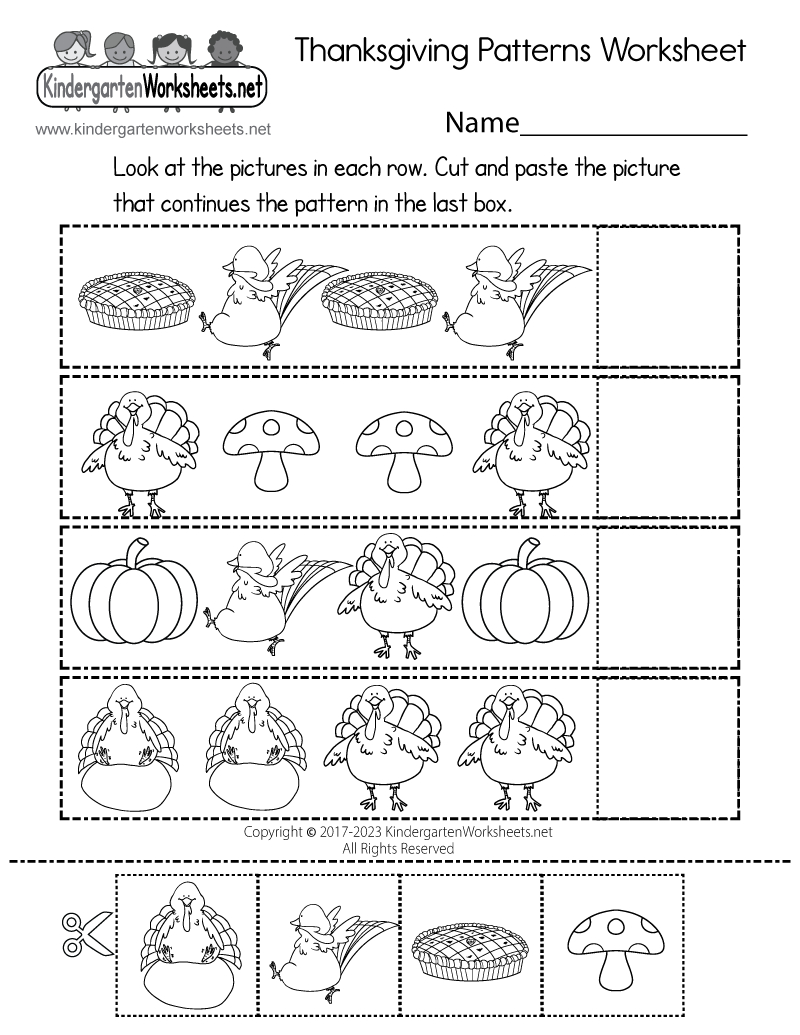 Free Thanksgiving Printable Worksheet Free, Download Free intended for Free Printable Worksheets on Thanksgiving