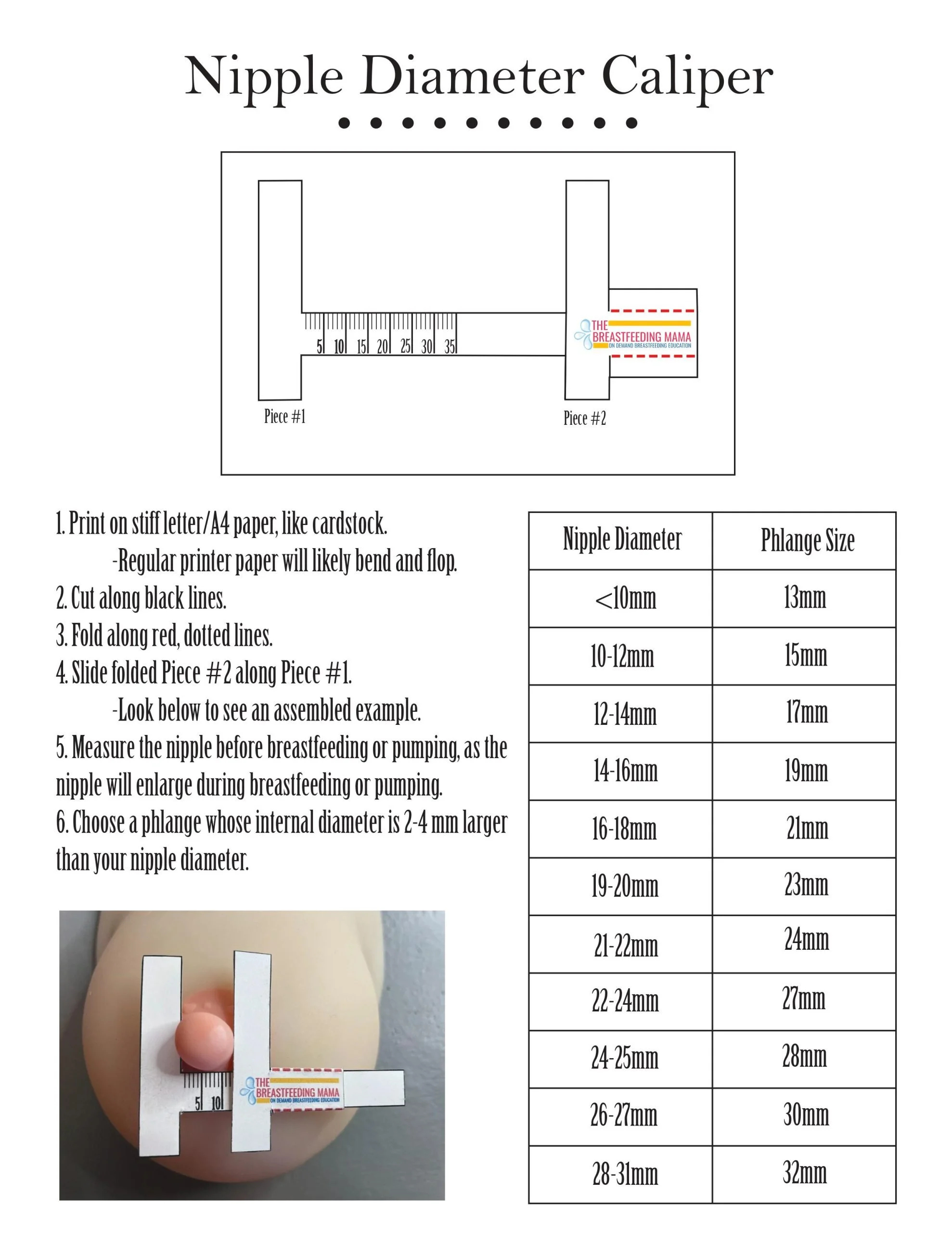 How To Measure Flange Size + Free Printable Ruler — The throughout Flange Size Ruler Printable