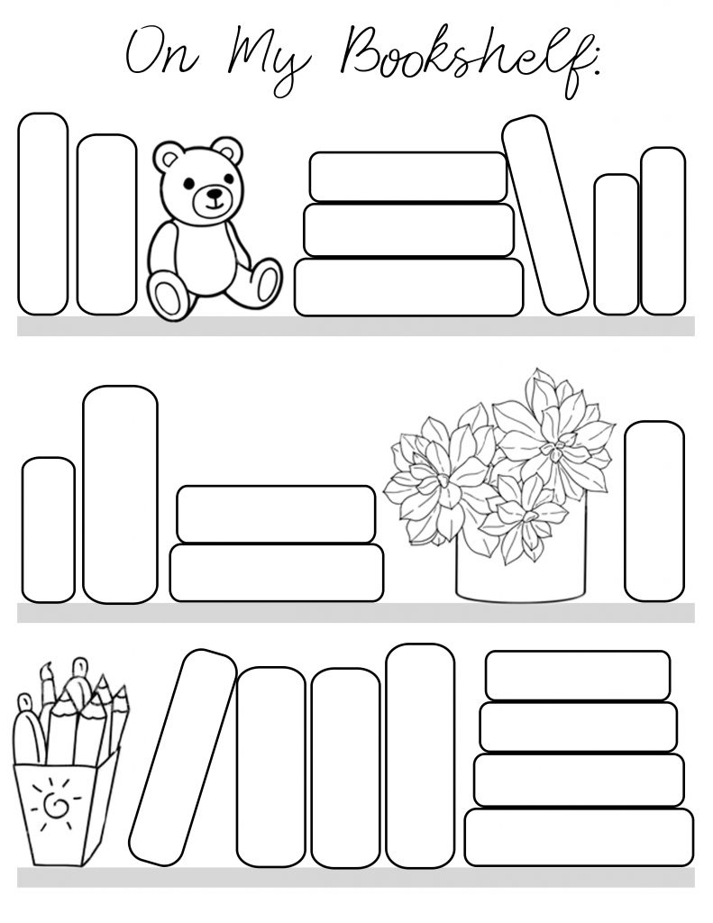 On My Bookshelf Reading Log | Free Printable And Color Sheet - For throughout Bookshelf Reading Log Free Printable