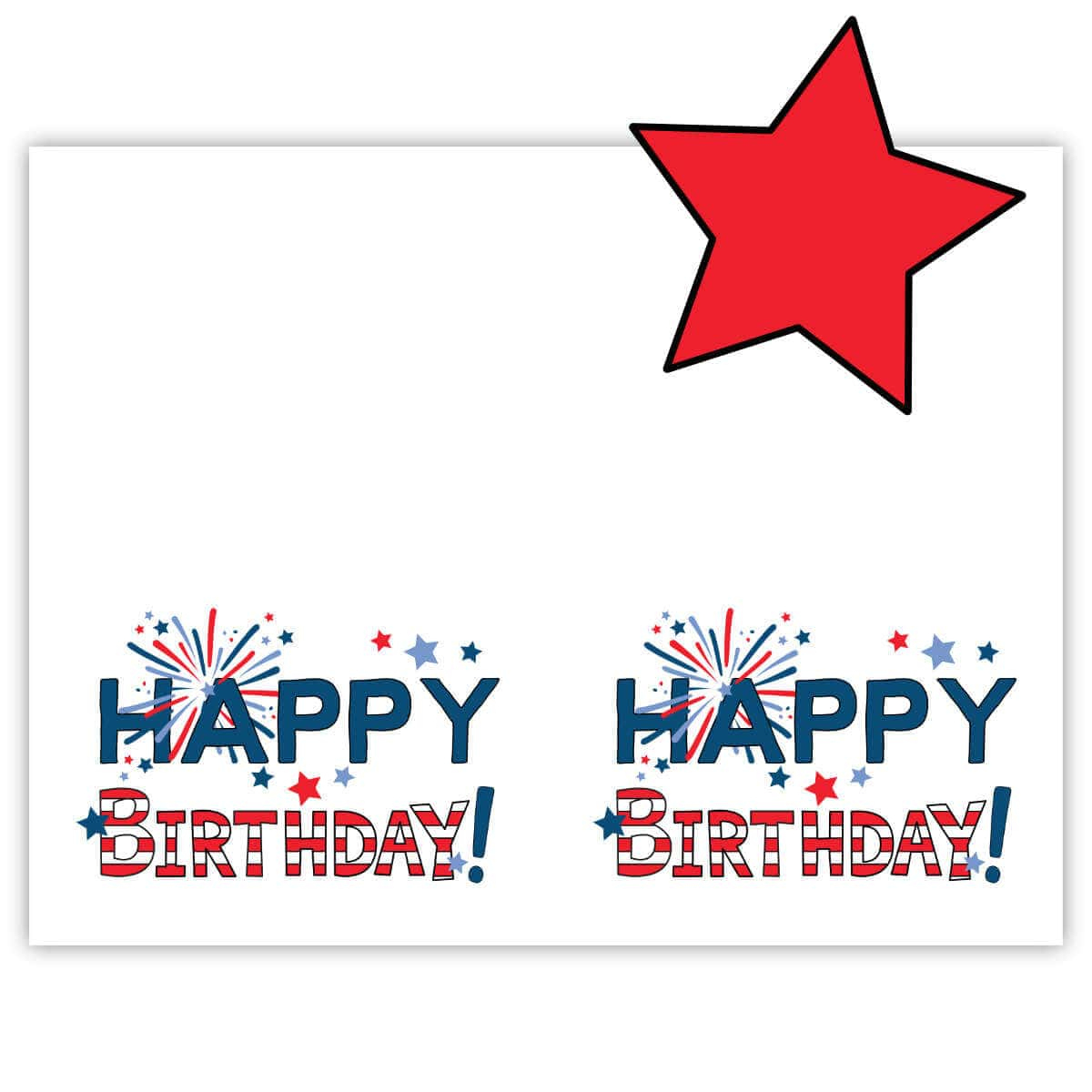 Printable 4Th Of July Birthday Card - Sunshine And Rainy Days for 4th of July Cards Printable
