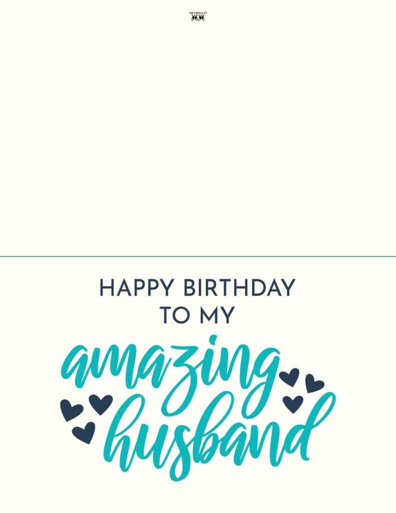 Printable Birthday Cards - 110 Free Birthday Cards | Printabulls inside Free Printable Birthday Cards Husband