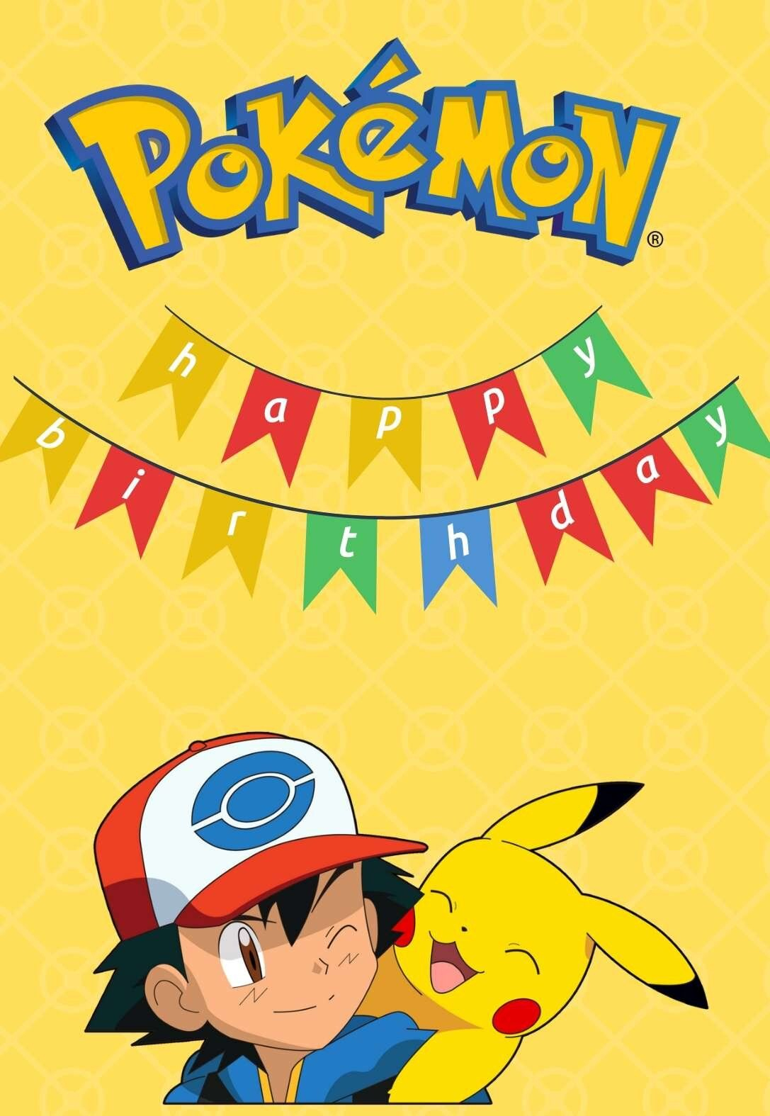 Printable Pokemon Birthday Cards — Printbirthday.cards pertaining to Pokemon Birthday Card Printable Free