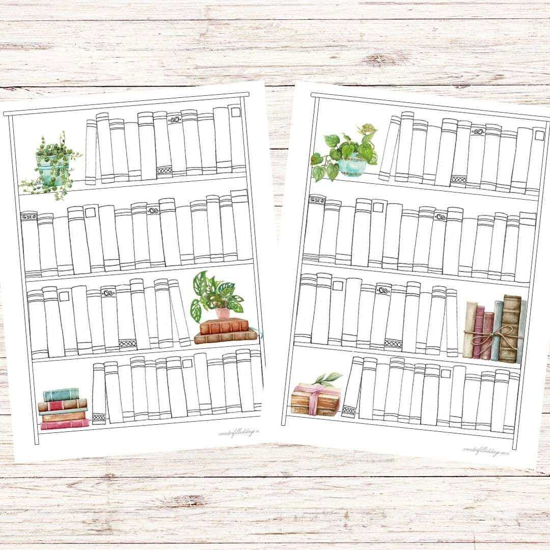 Printable Reading Bookshelf Log - Wonder-Filled Days within Bookshelf Reading Log Free Printable