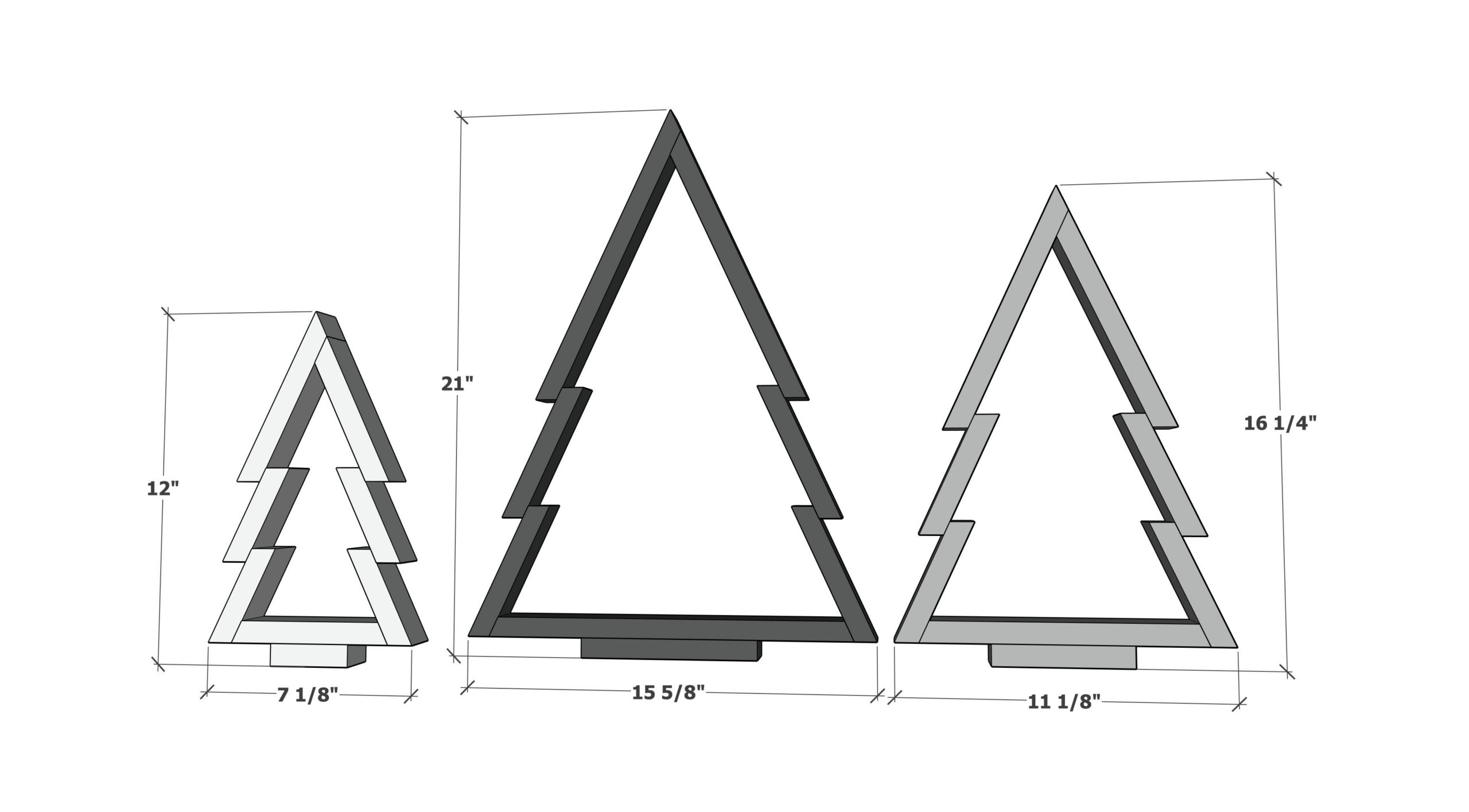 Slotted Christmas Tree Template with regard to Free Printable 2X4 Christmas Tree Plans