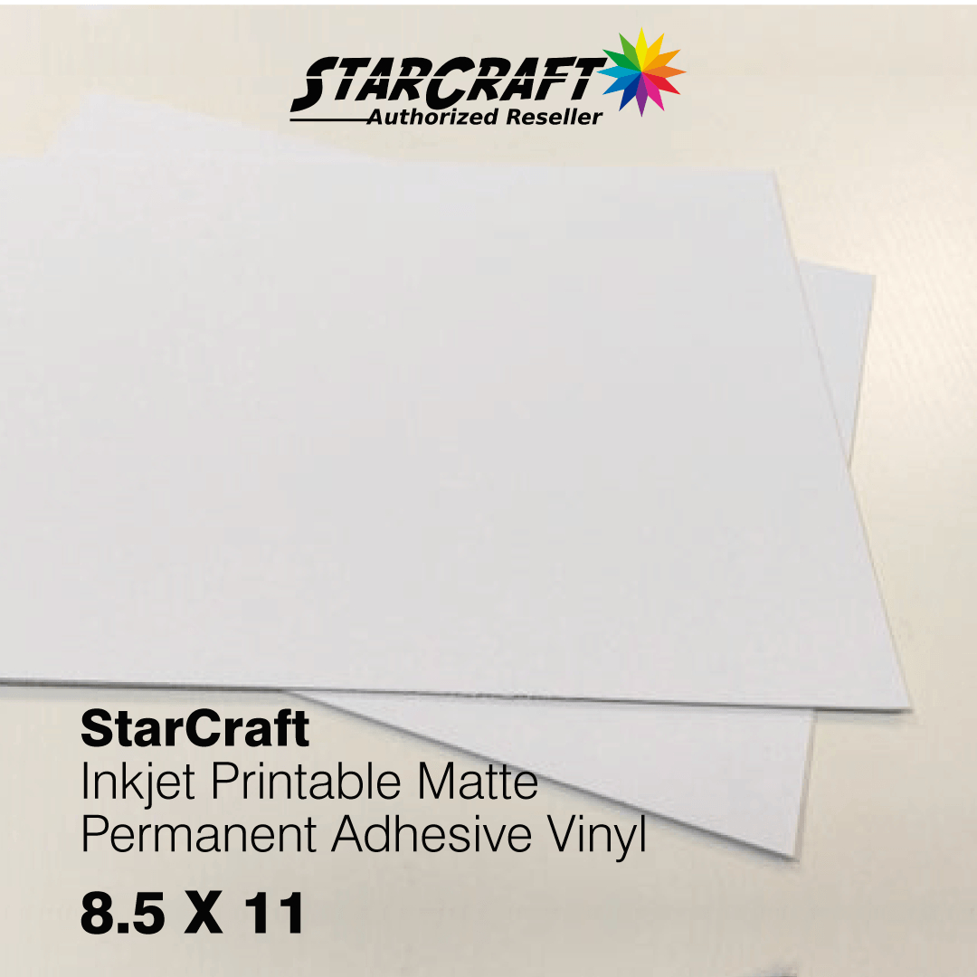 Starcraft Inkjet Printable Matte 8.5×11 – Smart Buy with regard to Starcraft Matte Inkjet Printable Vinyl