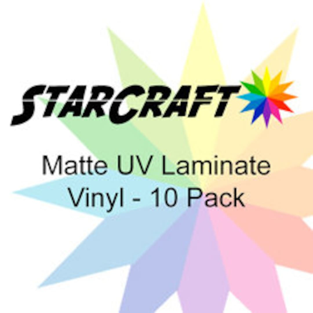 Starcraft Mattes Uv Laminat 10Er-Pack / Starcraft Inkjet Laminat within Starcraft Matte Inkjet Printable Vinyl