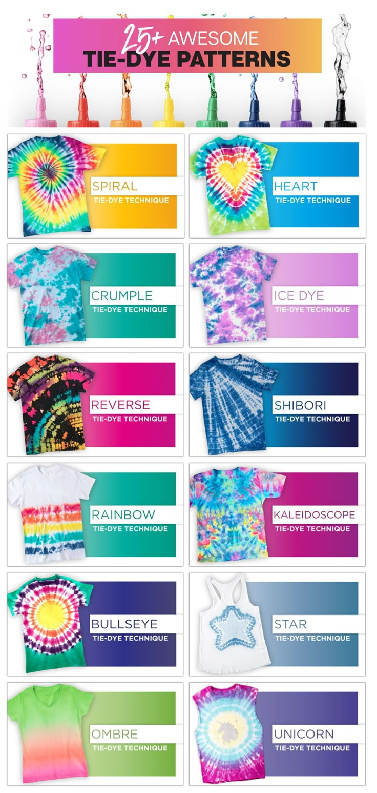 Tie Dye Your Summer | Tie Dye Your Summer Techniques intended for Tie Dye Patterns Printable