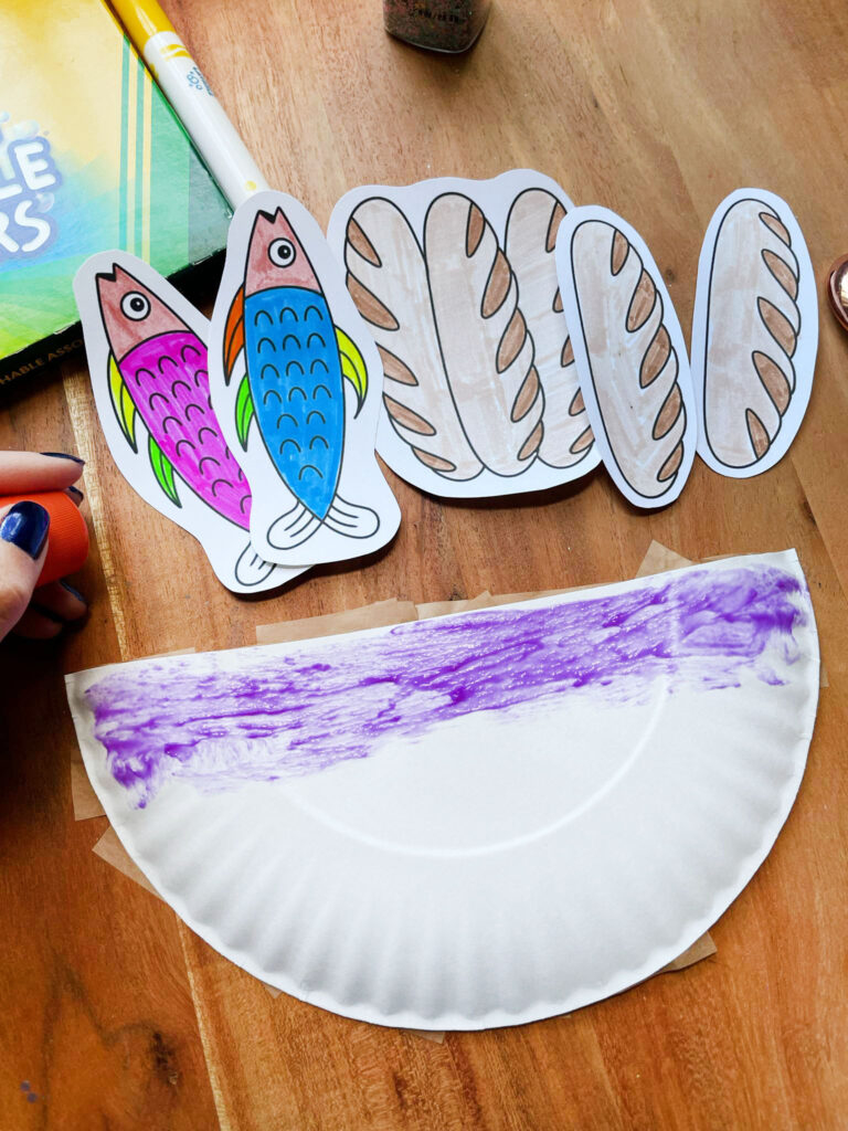 Vbs Loaves & Fishes Craft For Preschool (With Free Cutouts pertaining to Free Printable Loaves and Fishes Craft Activity