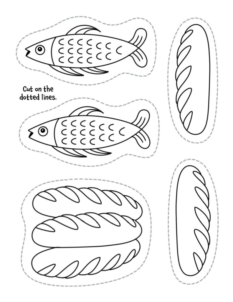 Vbs Loaves & Fishes Craft For Preschool (With Free Cutouts pertaining to Free Printable Loaves and Fishes Craft Activity